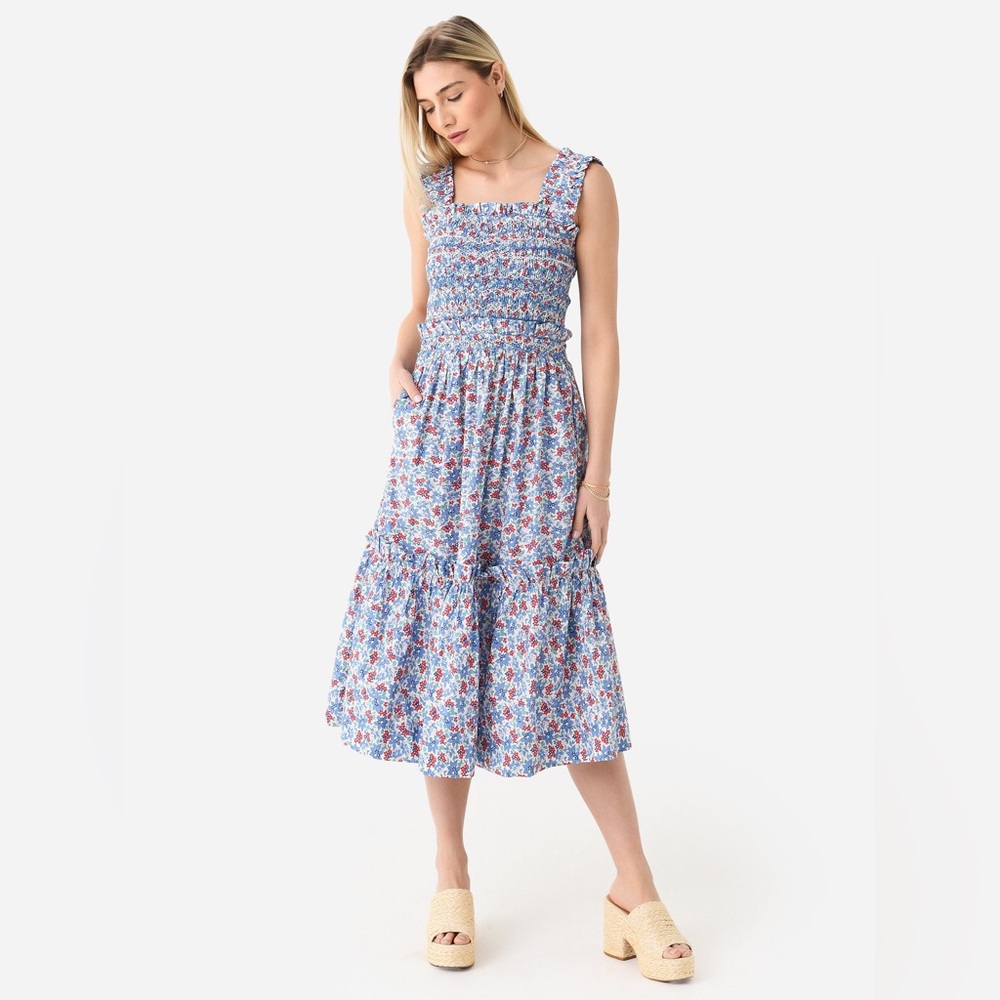 SEA New York Peggy Smocked Dress